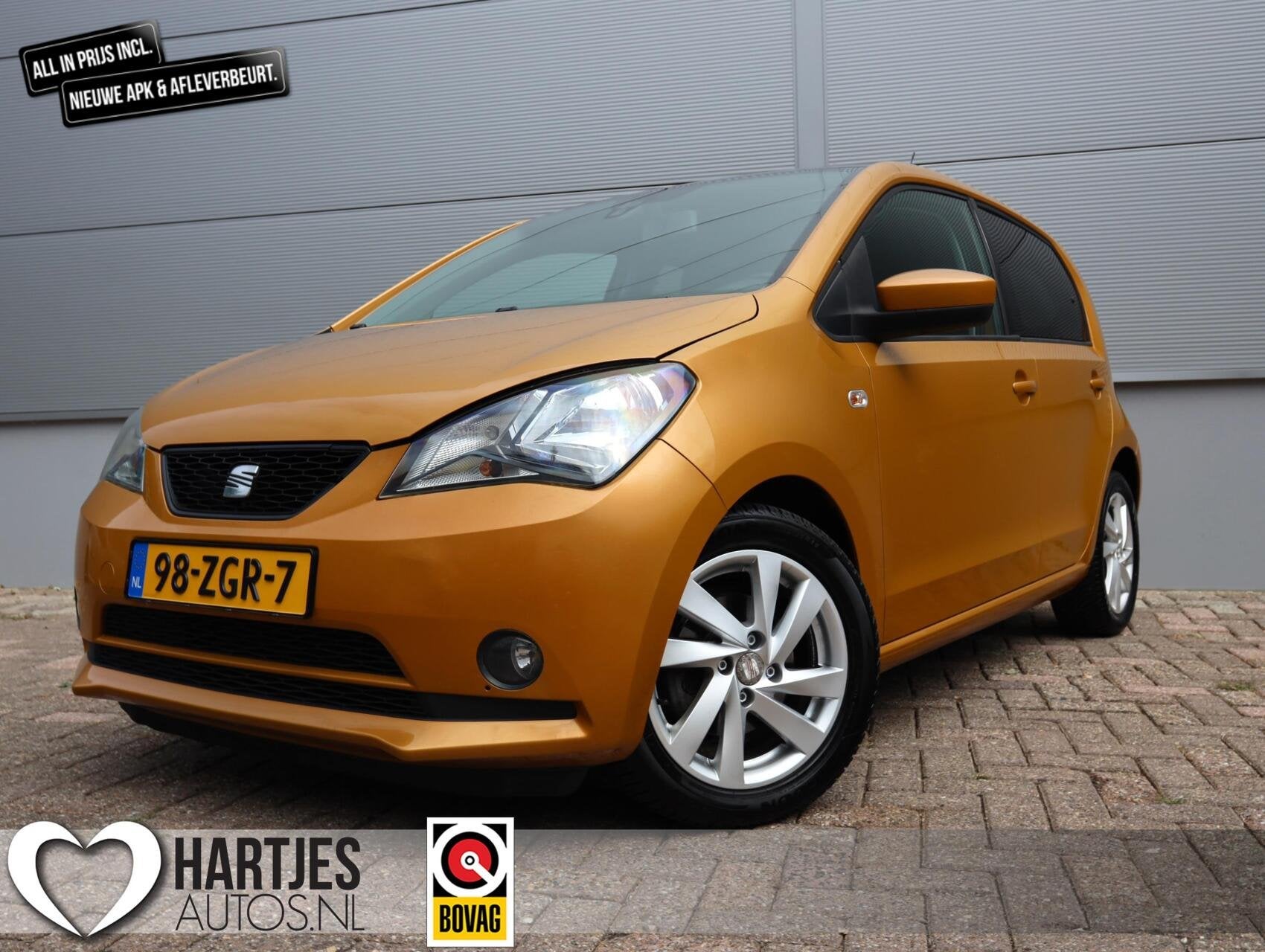 Seat Mii 1.0 Style Sport 5drs. (Vol-Opties!) NL-auto, Auto's, Voorwielaandrijving, Euro 5, Gebruikt, 840 kg