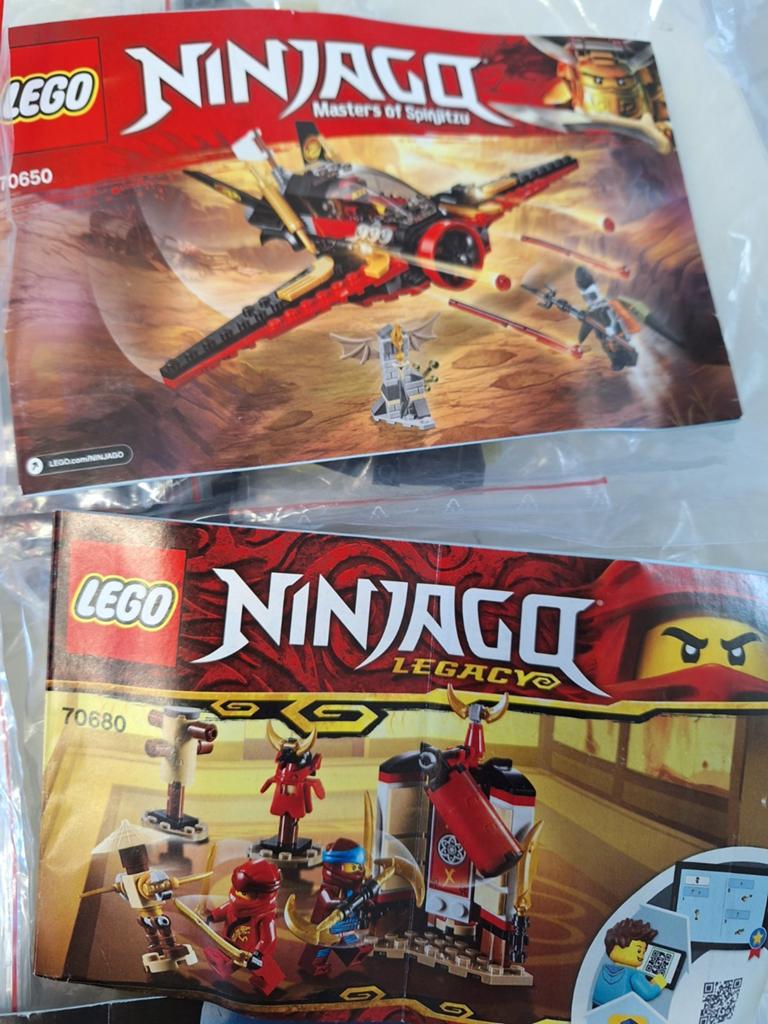 Lego Ninjago  70650 en 70680, Gebruikt, Lego, Overige typen, Ophalen of Verzenden