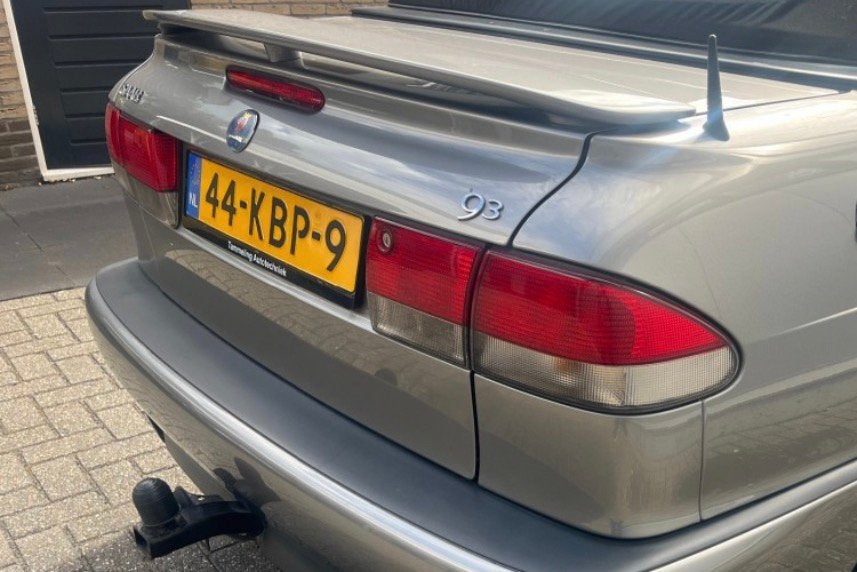 Saab 9-3 Aero Spoiler - Origineel zwart | Saab 93 Aero, Gebruikt, Achterklep, Ophalen of Verzenden, Achter