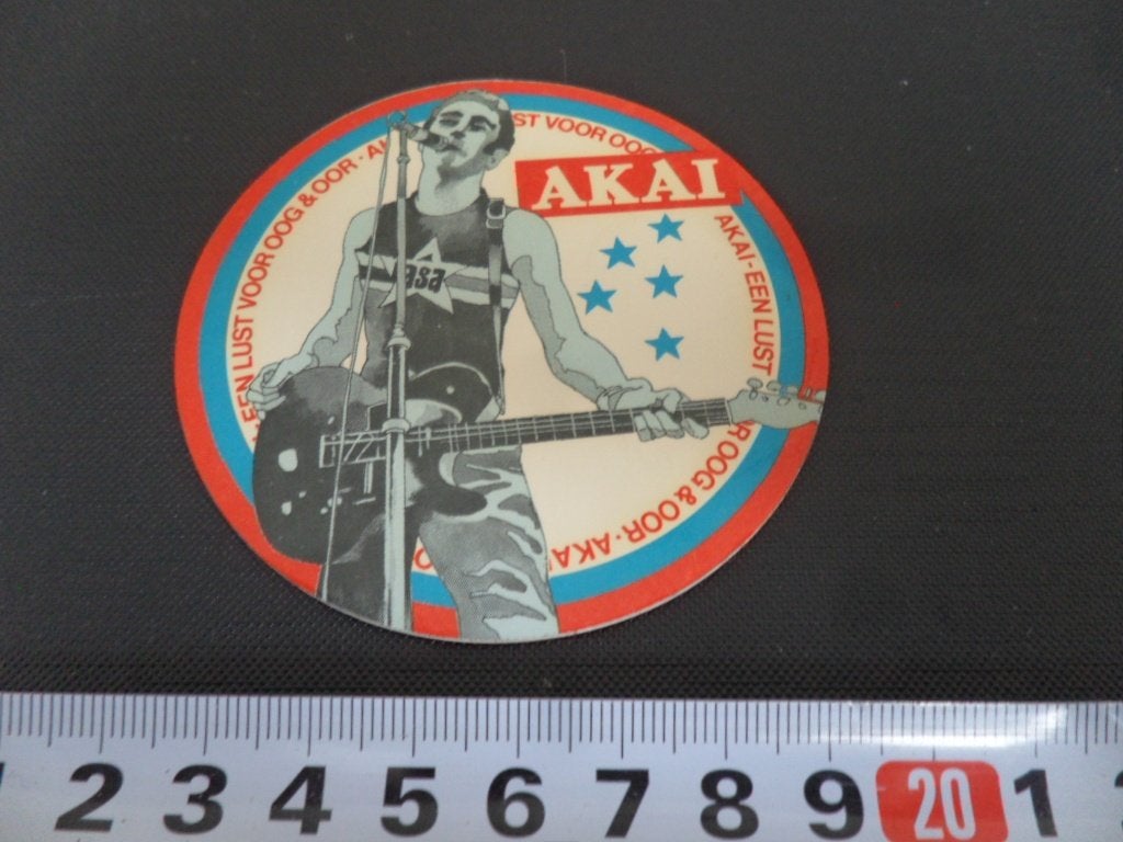 sticker AKAI een lust voor oog en oor, Ophalen, Zo goed als nieuw