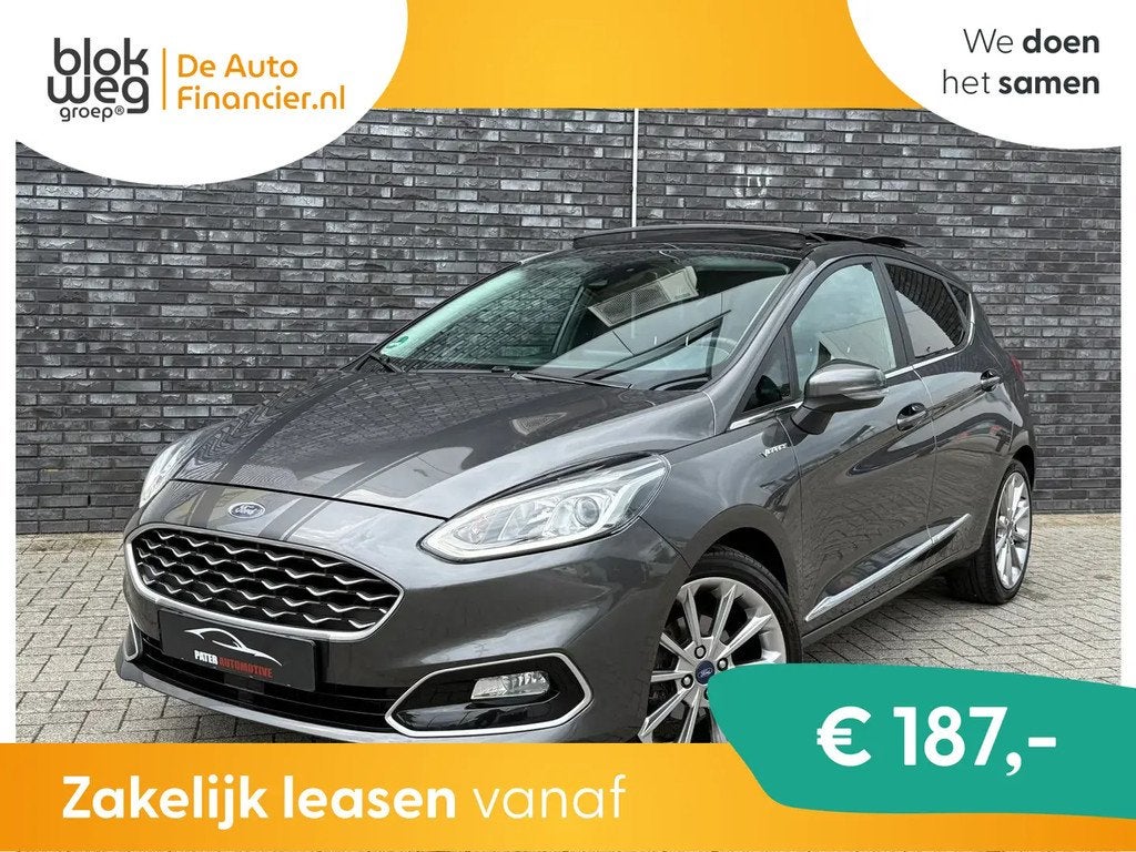 Ford Fiesta 1.0 EcoBoost Vignale Nwe Distr|Pano € 11.400,0, Adaptive Cruise Control, 125 pk, Gebruikt, 1064 kg