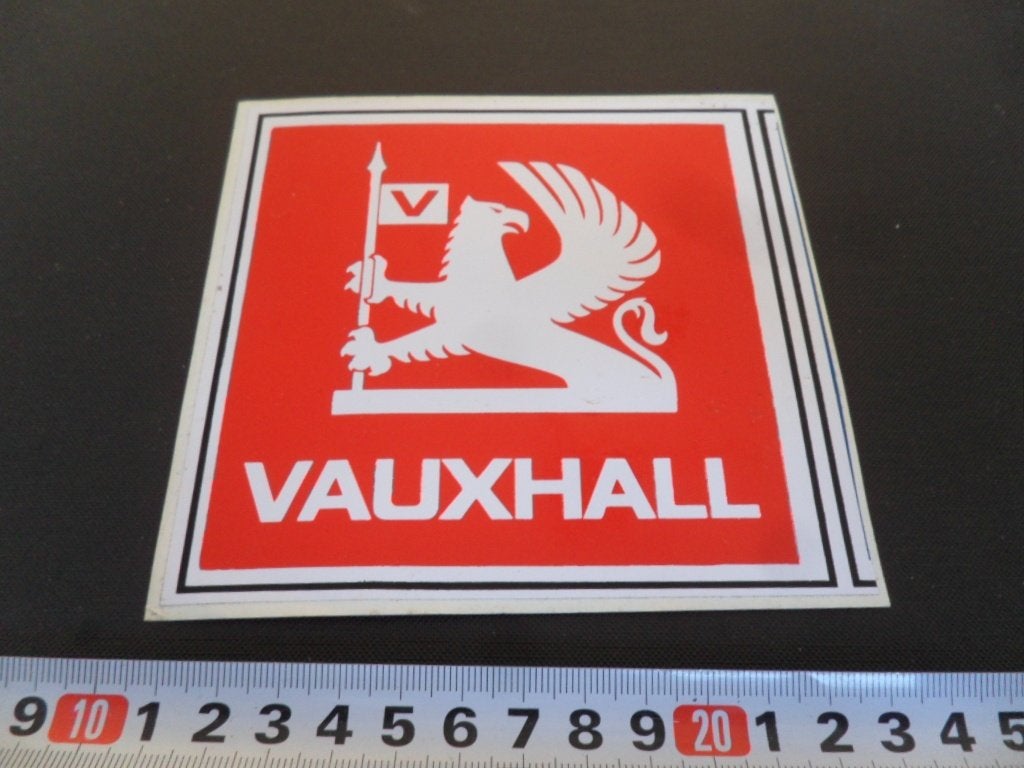 sticker VAUXHALL  Logo  (opel )  XXD305, Ophalen of Verzenden, Zo goed als nieuw