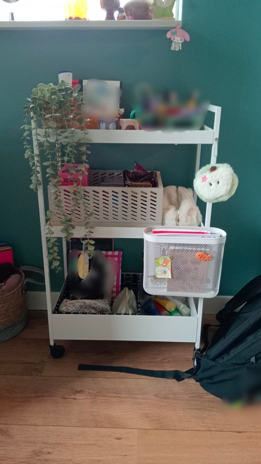 ikea NISSAFORS/RASKOG trolley wit, Ophalen, Zo goed als nieuw