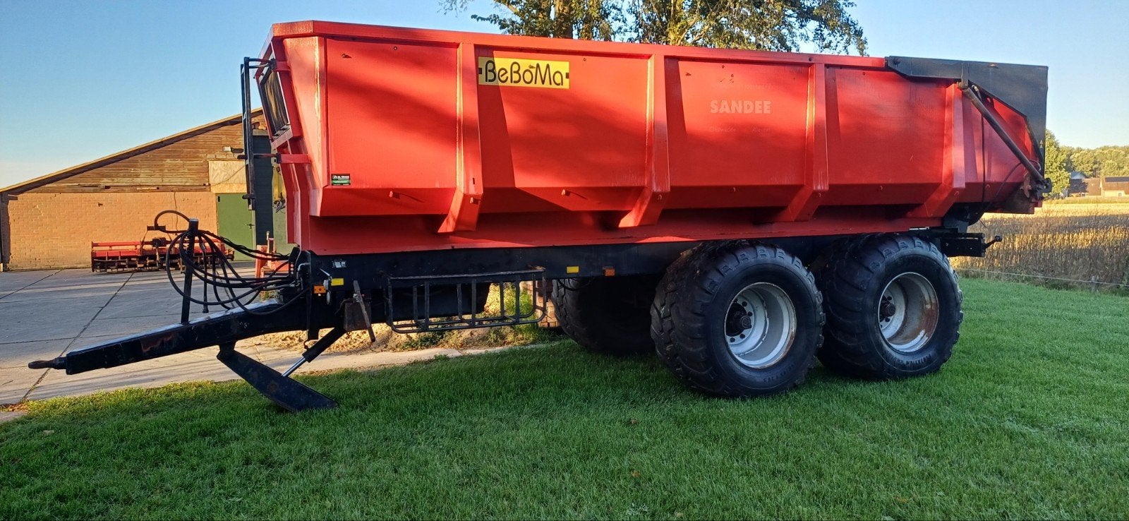 BeBoMa kieper kipper 16-18ton kipwagen kiepwagen, Ophalen, Transport