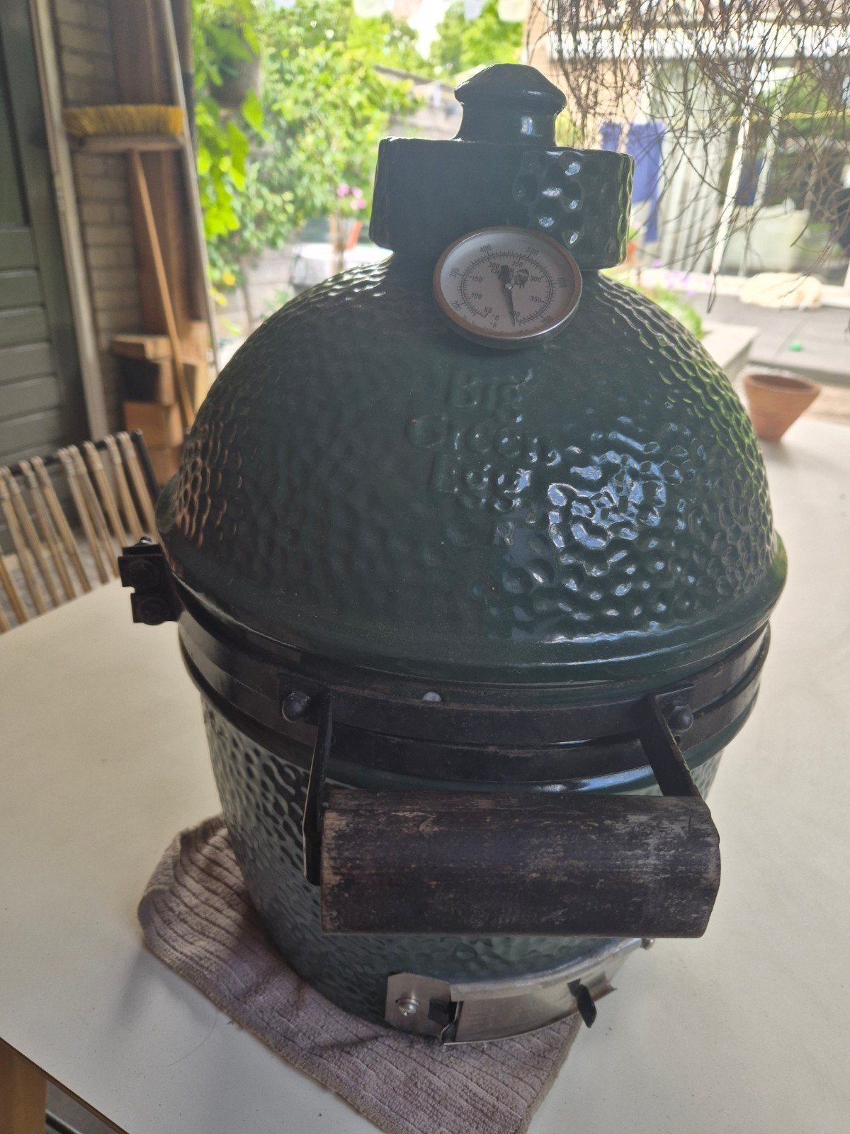 Bigg green egg mini, Ophalen of Verzenden, Gebruikt, Big Green Egg