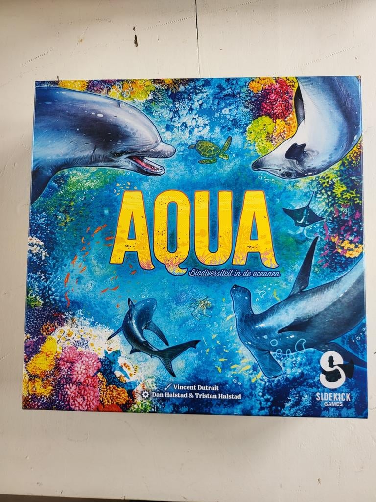 Aqua: Biodiversiteit in de Oceanen Bordspel, Ophalen of Verzenden, Zo goed als nieuw, Sidekick Games