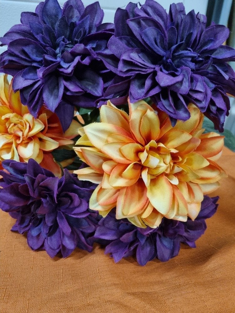 kunstbloemen dahlia 6x, Ophalen of Verzenden, 'T Olde Gre-j, Info@toldegrej.nl, Endepoelstraat 20f Didam