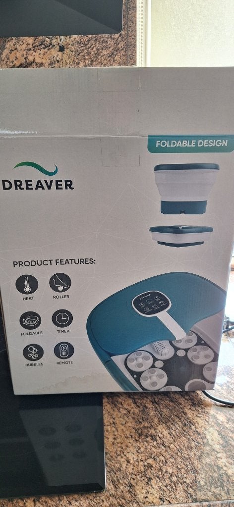 Dreaver voetenbad met massage en bubbels, Ophalen of Verzenden, Zo goed als nieuw, Hand- en Voetverzorging
