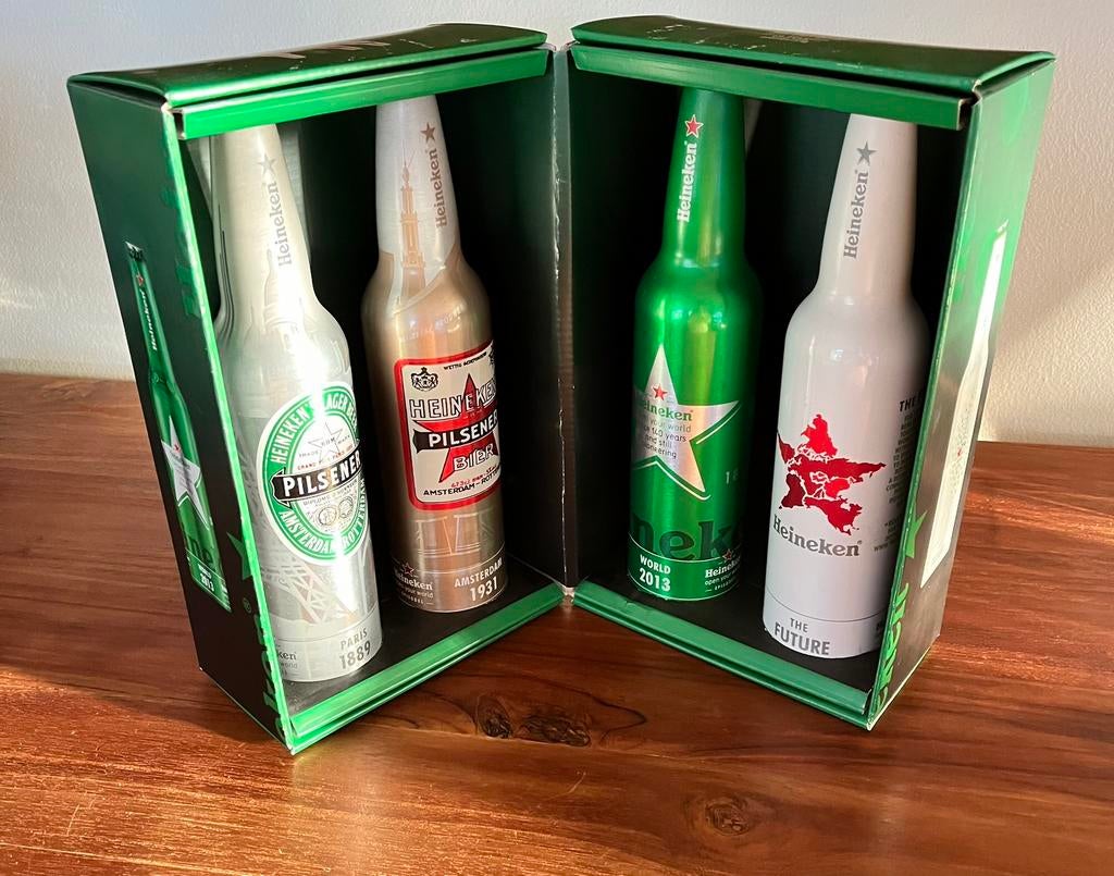 Heineken jubileum bieren, Ophalen of Verzenden, Zo goed als nieuw, Flesje(s), Heineken