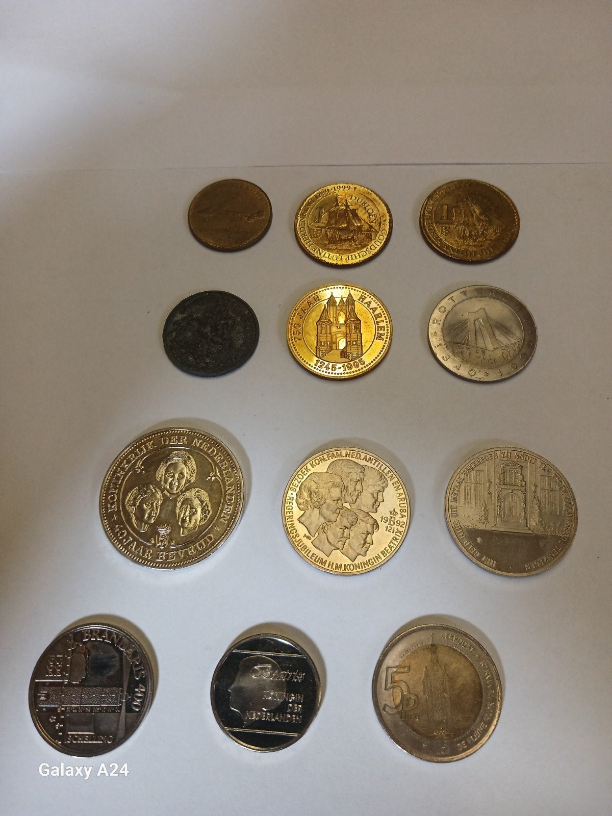 Diverse munten en loden medaille, Ophalen of Verzenden, Vóór koninkrijk, Overige waardes, Setje
