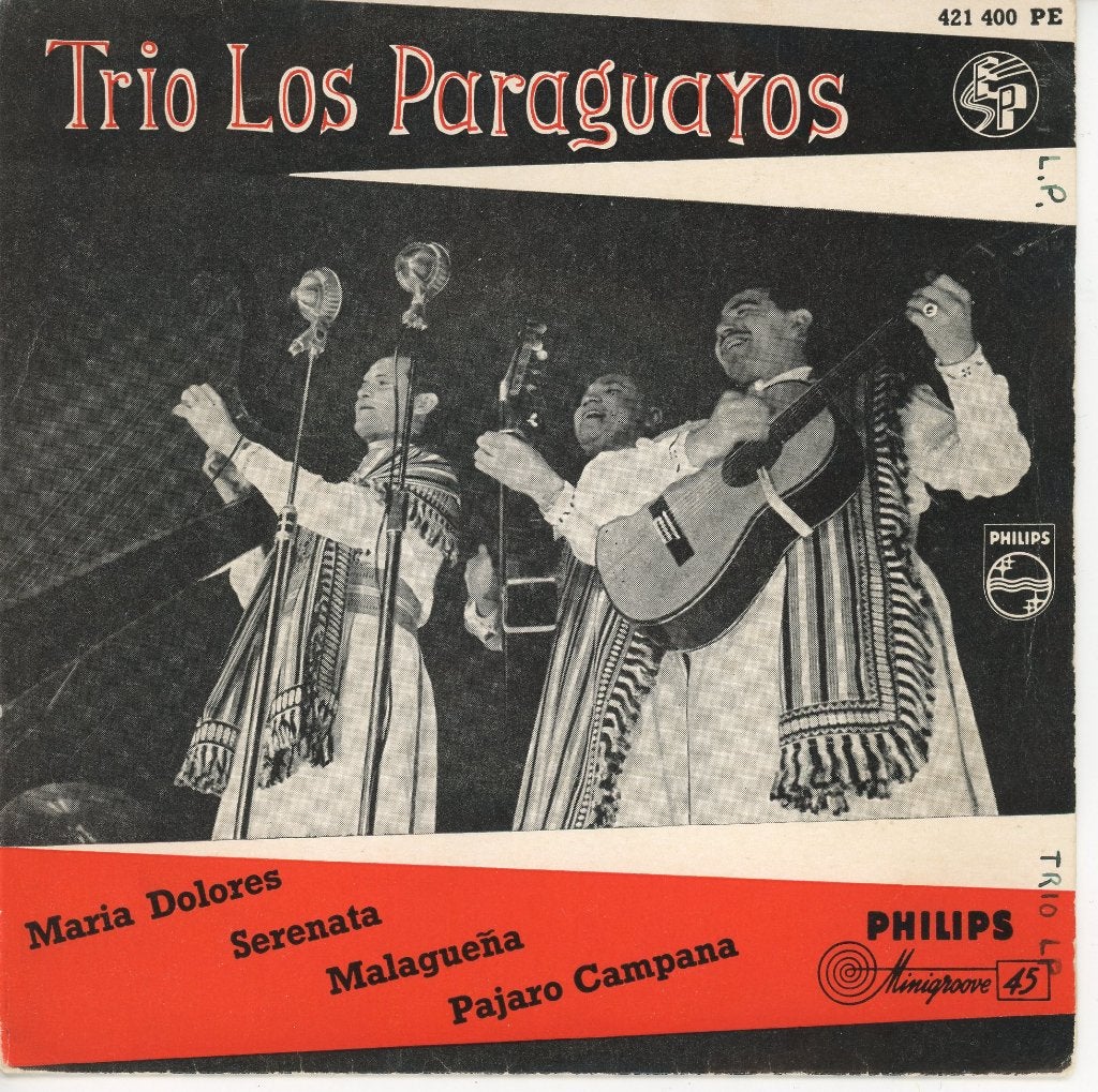 EP Trio Los Paraguayos - Maria Dolores, Gebruikt, Verzenden, 7 inch, Pop