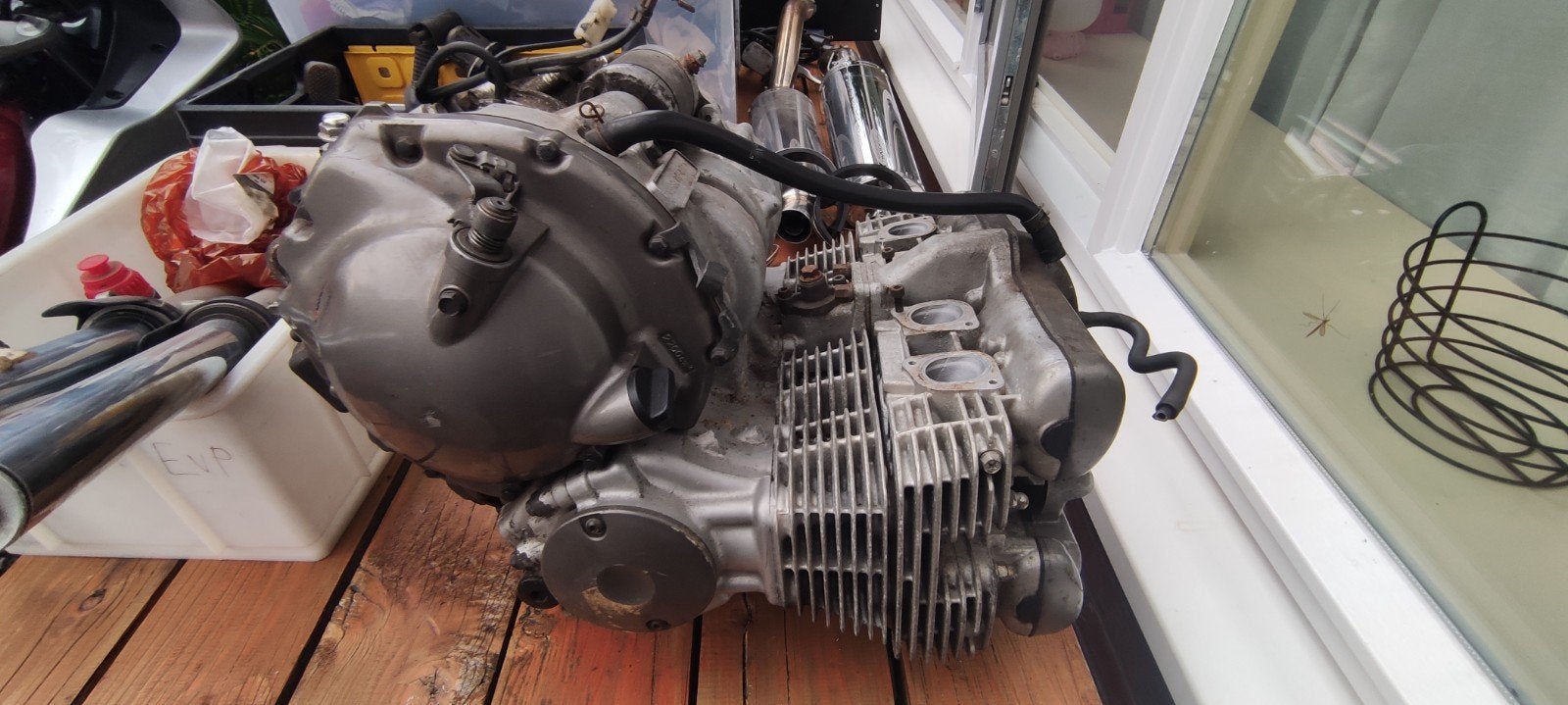 Yamaha XJ600S Diversion 2002 + grote partij onderdelen, Ophalen, Gebruikt
