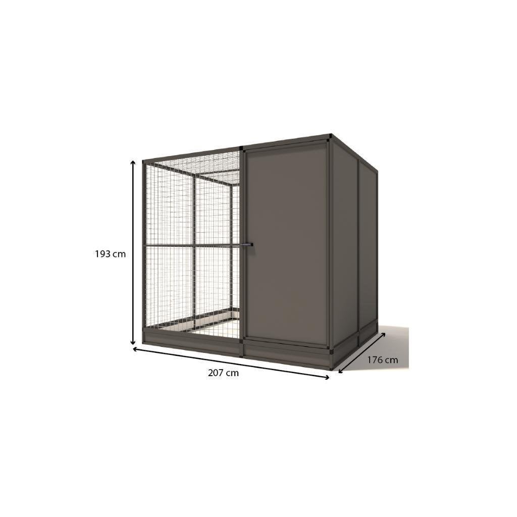 Kattenren Evi met sluis, nachthok en morsrand model 1