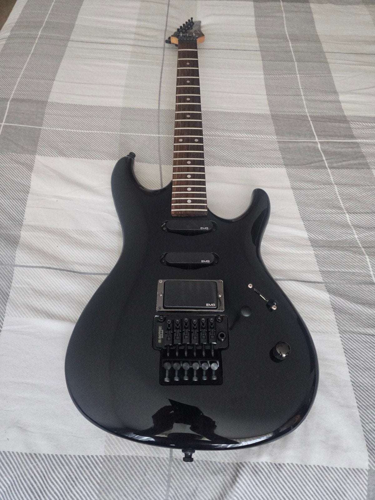 Ibanez Radius R540 1989 met EMG's & Gotoh 1996 trem, Ophalen of Verzenden, Gebruikt, Solid body, Ibanez