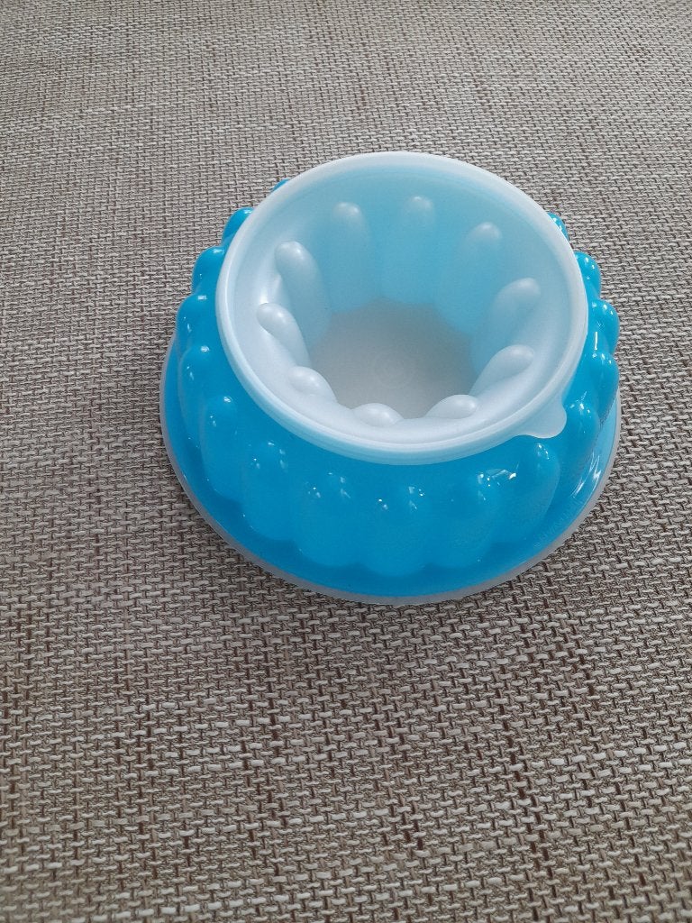 Tupperware puddingvorm - vliegende schotel, Gebruikt, Overige kleuren, Overige typen, Ophalen of Verzenden