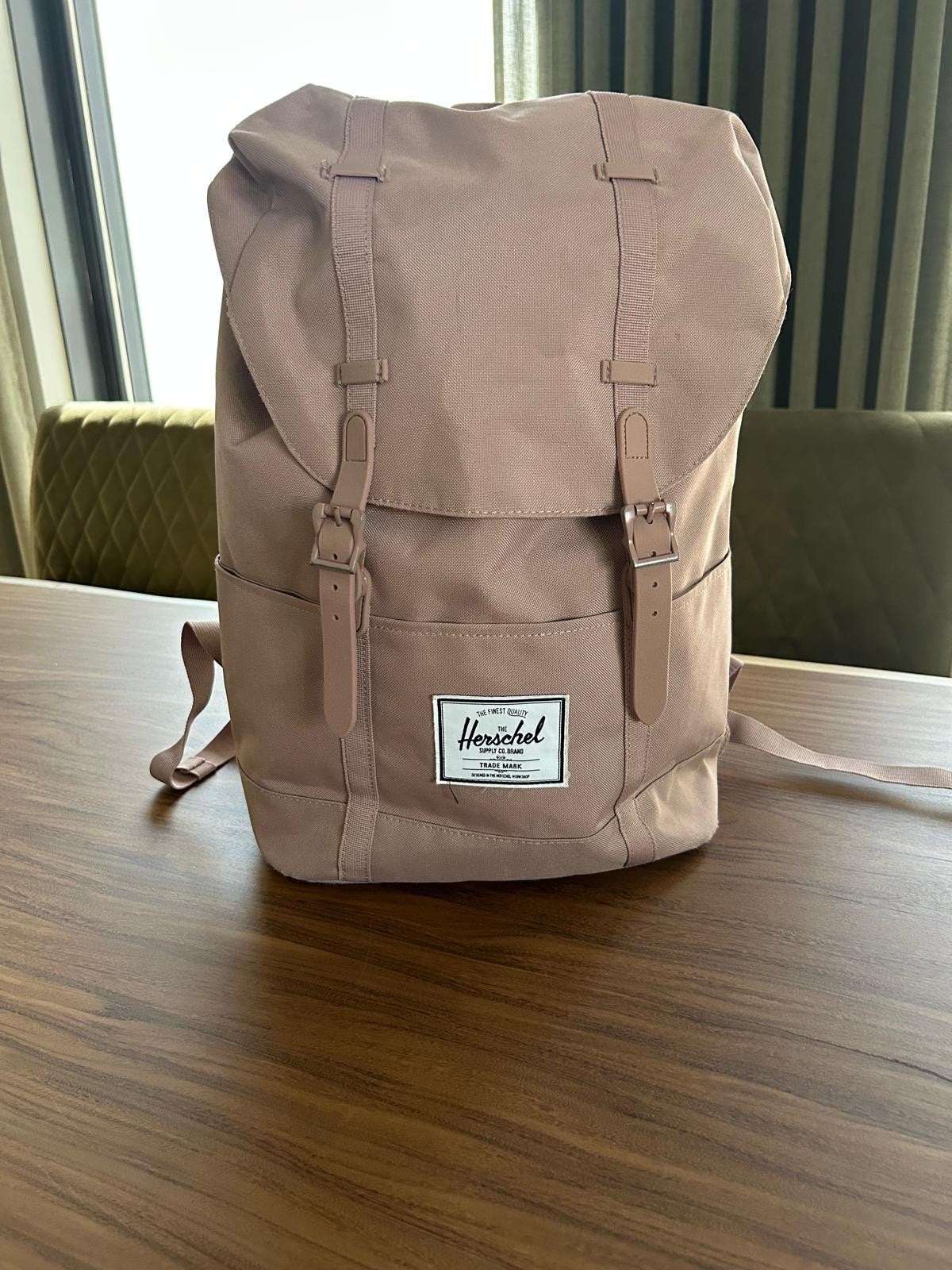 Herschel rugzak - lichtroze, 25 tot 40 cm, Ophalen of Verzenden, Zo goed als nieuw, Overige merken