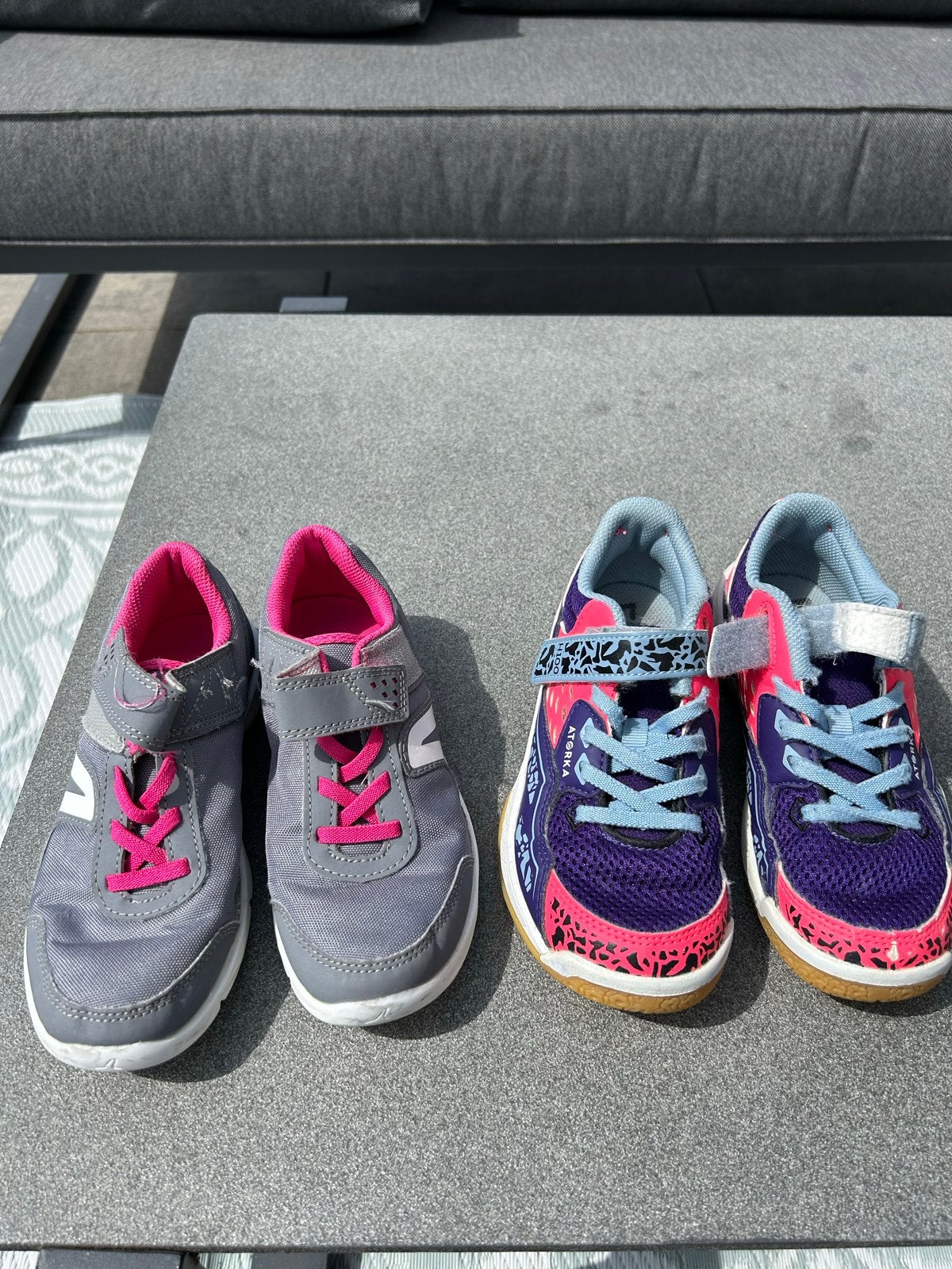2 paar sportschoenen maat 34, Ophalen, Gebruikt, Meisje, Sportschoenen