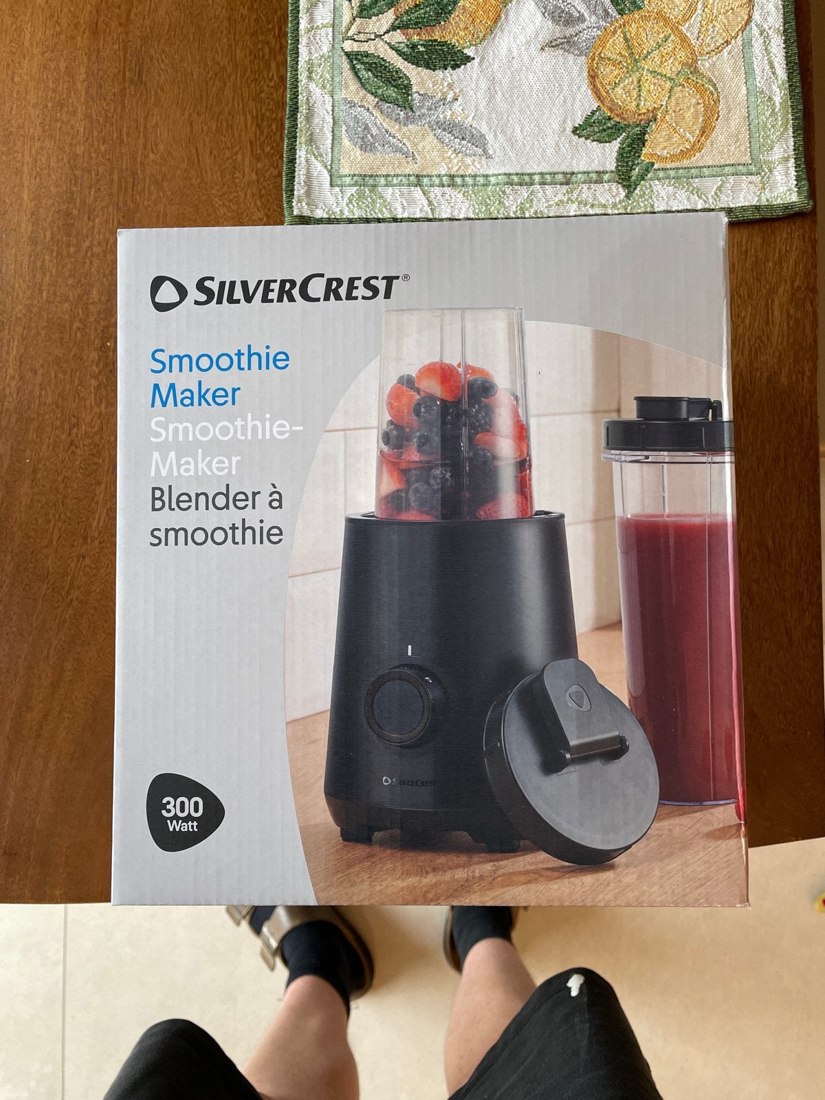 Silvercrest Smoothie Maker 300 Watt - Nieuw in doos, Ophalen of Verzenden, Nieuw, Blender to go
