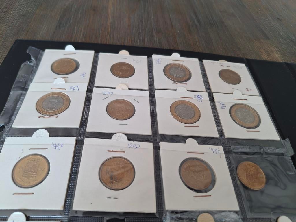Verzameling van 12 provincie legpenningen 1987-1997, Postzegels en Munten, Ophalen of Verzenden, Koningin Beatrix, Overige waardes