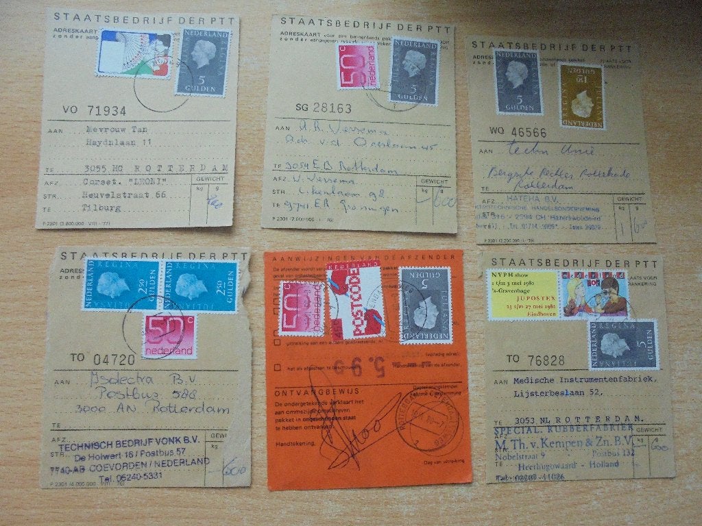 Nederland.  Leuke partij POSTNL documenten,, Ophalen of Verzenden, Nederland