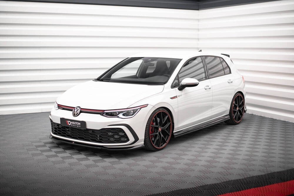 Voorlip sideskirt diffuser achterlip spoiler Golf 8 GTI 20+, Auto diversen, Tuning en Styling, Ophalen of Verzenden