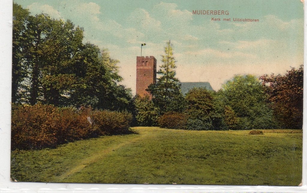 Muiderberg, Verzenden, Voor 1920, Gelopen
