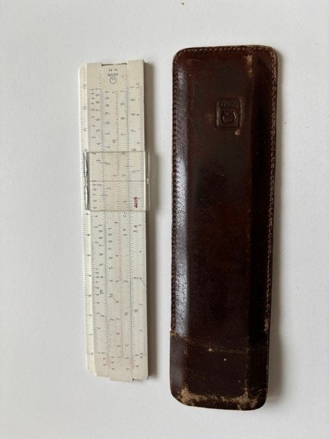 Oude rekenliniaal, Antiek en Kunst, Antiek | Gereedschap en Instrumenten, Ophalen of Verzenden