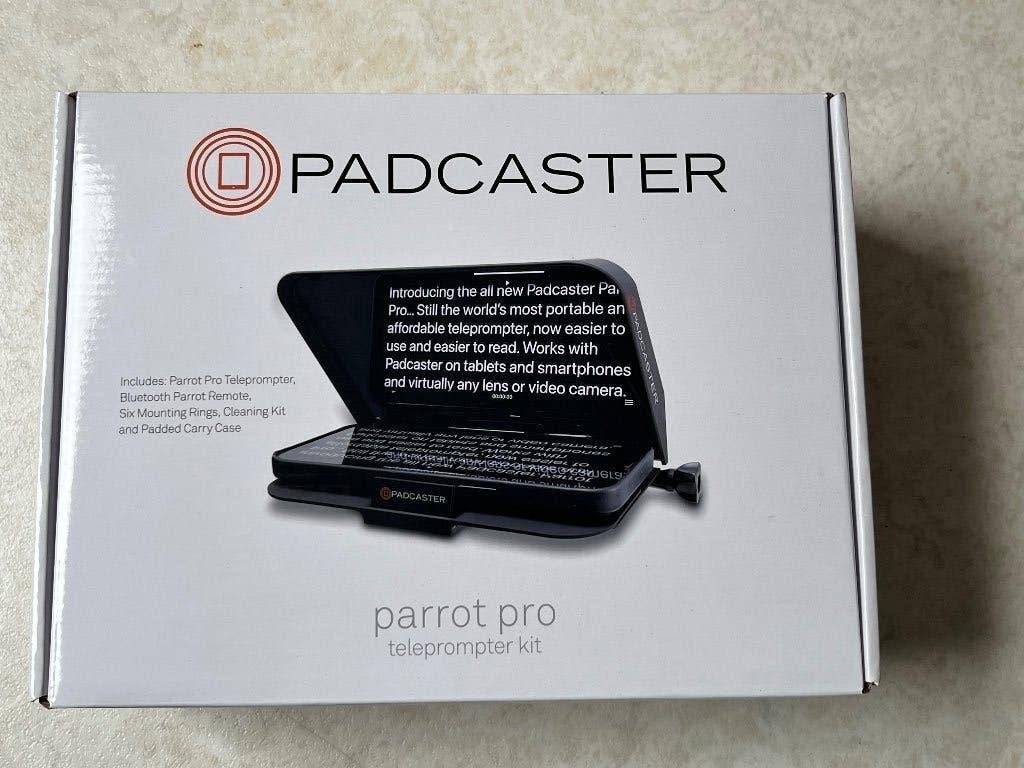 Padcaster teleprompter in draagtas, nieuw, Ophalen of Verzenden, Nieuw, Tv en Weergevers