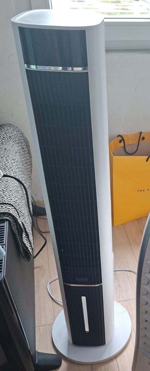 Superhandige luchtkoeler, ideaal voor de slaapkamer, Ophalen, Gebruikt, Tafel- of Grondventilator, Minder dan 60 m³