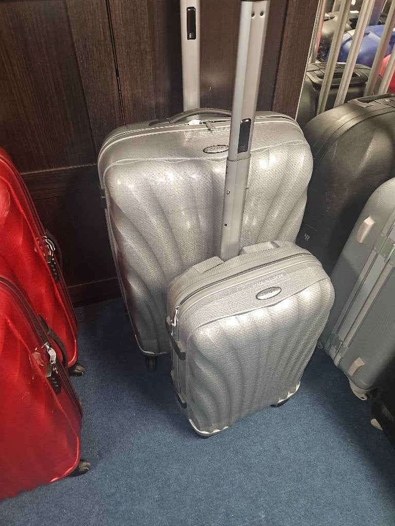 samsonite C-lite luxe cosmolite set €70,= KORTING zilver, Hard kunststof, 45 tot 55 cm, Minder dan 50 cm, Ophalen of Verzenden