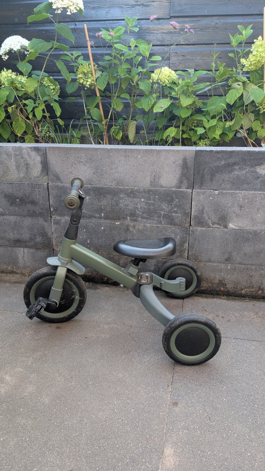 3-in-1 Driewieler Loopfiets - Groen, Ophalen, Gebruikt, TOPMARK, Verstelbare zitting