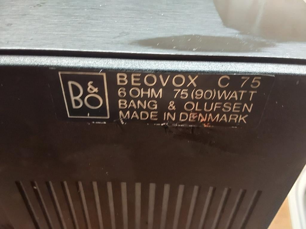 BEOVOX C75  Speakers, Overige merken, Gebruikt, Ophalen of Verzenden, 60 tot 120 watt