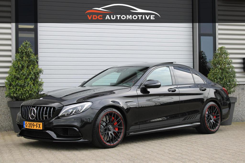 Mercedes-Benz C-Klasse AMG 63 S Edition 1 Schaalstoelen | Pa, Auto's, Mercedes-Benz, Automaat, Achterwielaandrijving, Gebruikt