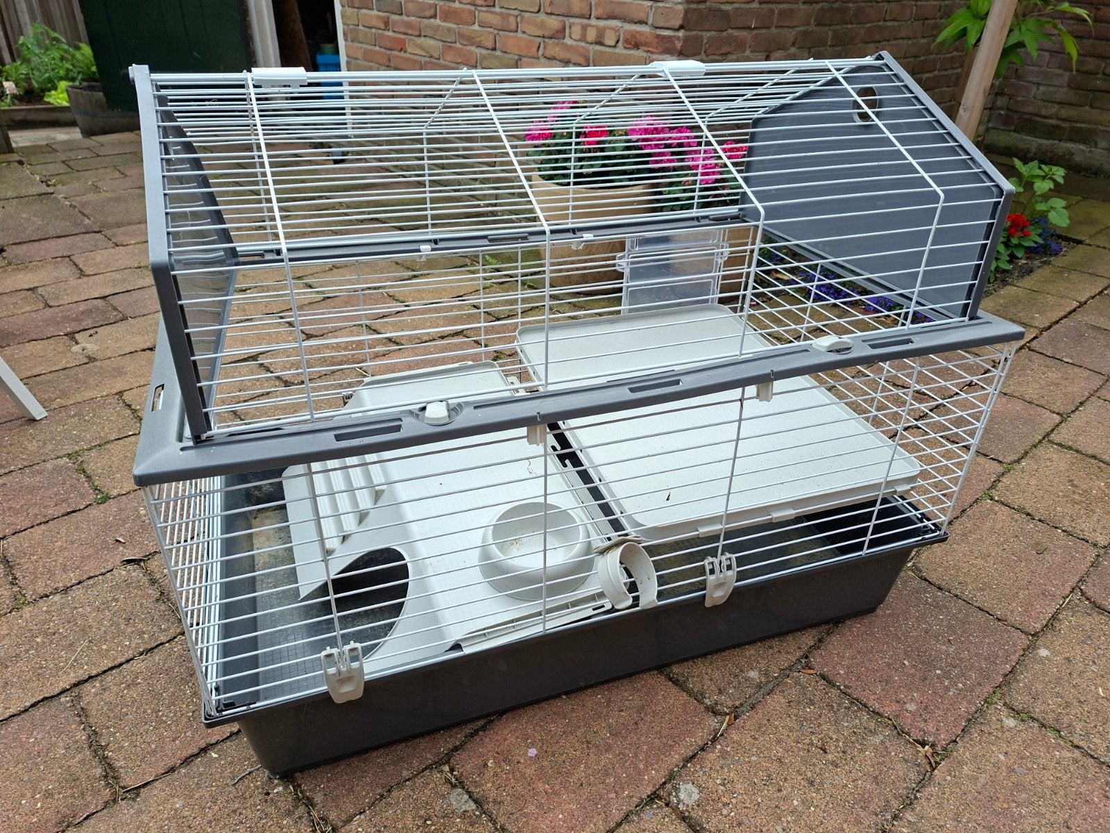 Ferplast knaagdier konijnen hok 96cm Barn 100, Ophalen, Zo goed als nieuw, Hok, Minder dan 60 cm