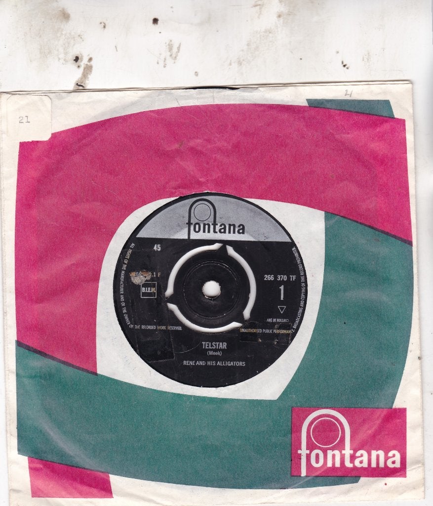 Nederbeat Rene and his Alligators ( 3 ) 1962, Ophalen of Verzenden, Zo goed als nieuw, 7 inch, Pop