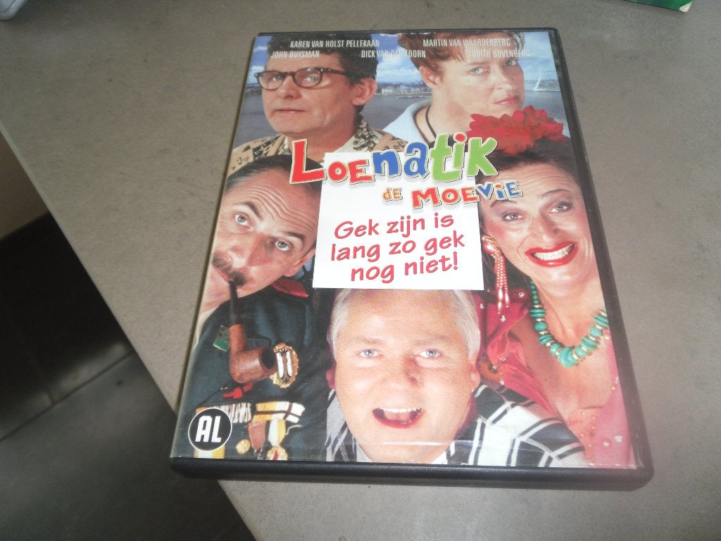 dvd loenatik de moevie, gek zijn is lang zo gek nog niet, Alle leeftijden, Ophalen of Verzenden, Gebruikt