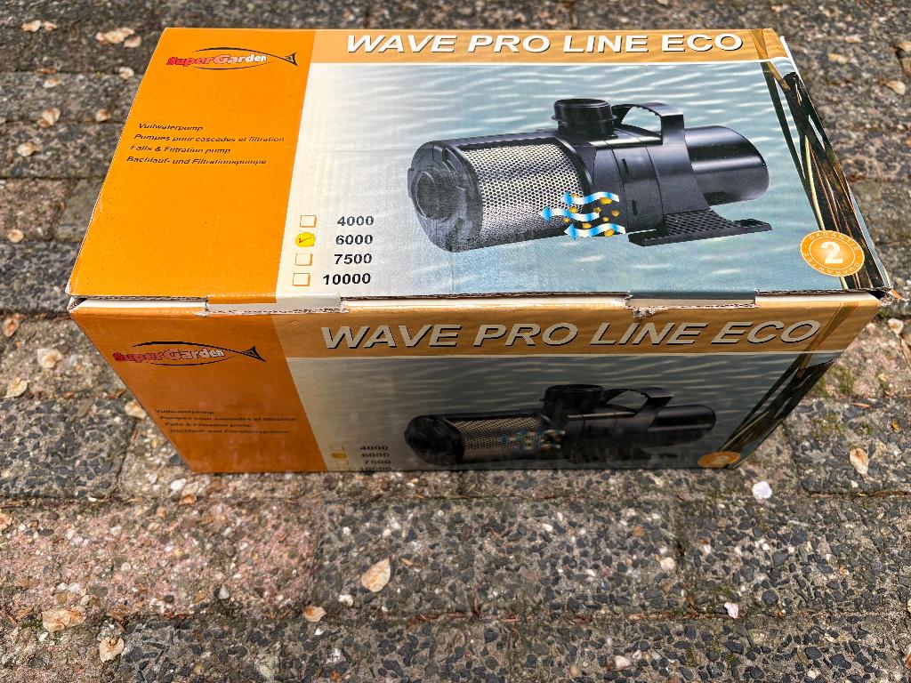 Dompelpomp Wave Pro Line Eco 6000, Tuin en Terras, Waterpompen, Gebruikt, Elektrisch, Dompelpomp, Ophalen