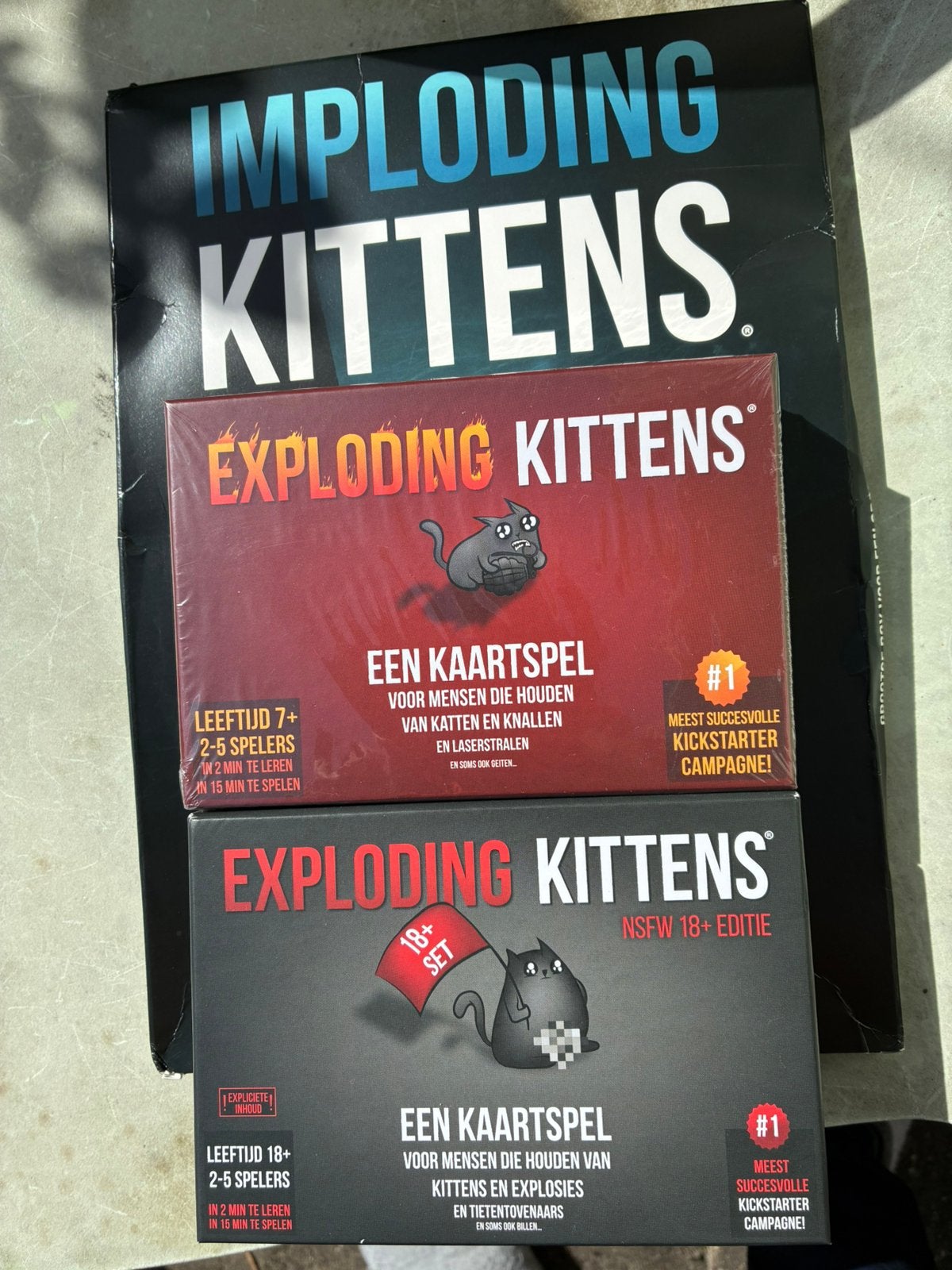 Mega Exploding Kittens set, Ophalen of Verzenden, Nieuw