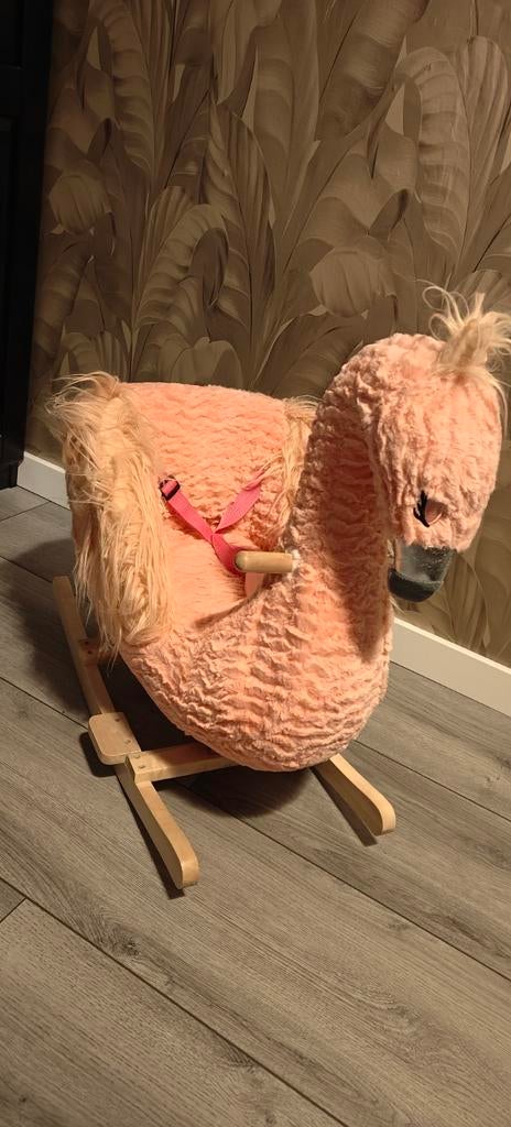 Roze Flamingo Schommelstoel voor Kinderen, Kinderen en Baby's, Speelgoed | Overig, Ophalen, Gebruikt, Meisje