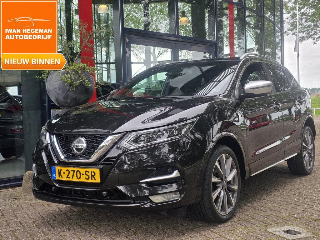 Nissan Qashqai 1.3 DIG-T Tekna + | Panoramadak | Trekhaak |, Auto's, Nissan, Bedrijf, Te koop, Qashqai, 360° camera, ABS, Adaptieve lichten