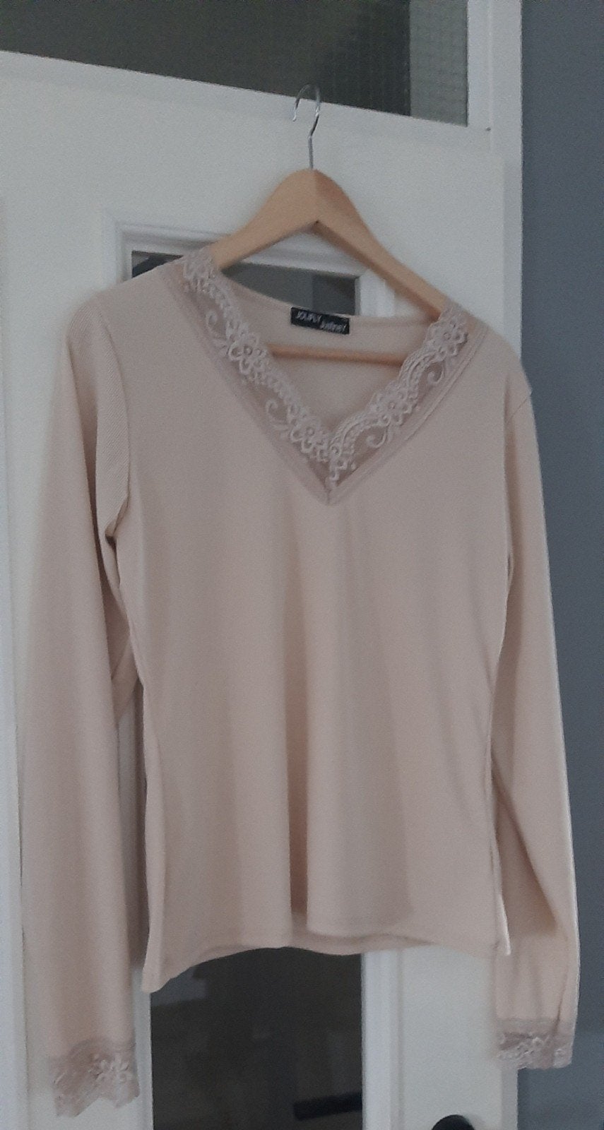 Beige shirt, Maat 38/40 (M), Beige, Ophalen of Verzenden, Zo goed als nieuw