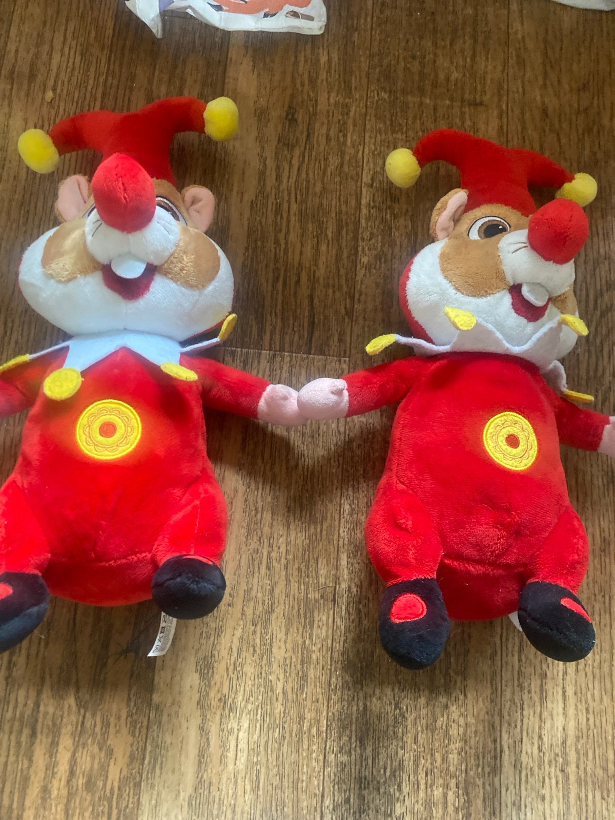 2 Efteling Pardoes knuffels - ah hamsters Zo goed als nieuw, Met geluid, Albert Heijn, Overige typen, Ophalen of Verzenden