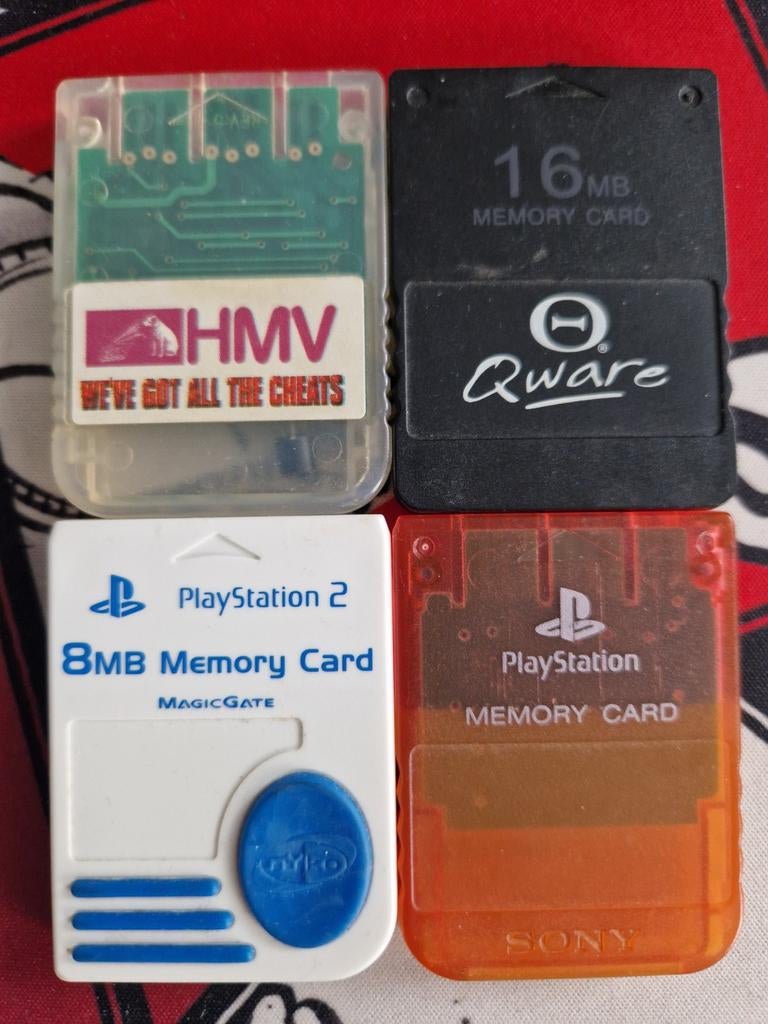 PlayStation 2 Geheugenkaarten - 8MB, 16MB en HMV Cheat, Ophalen of Verzenden, Controller, PlayStation 2