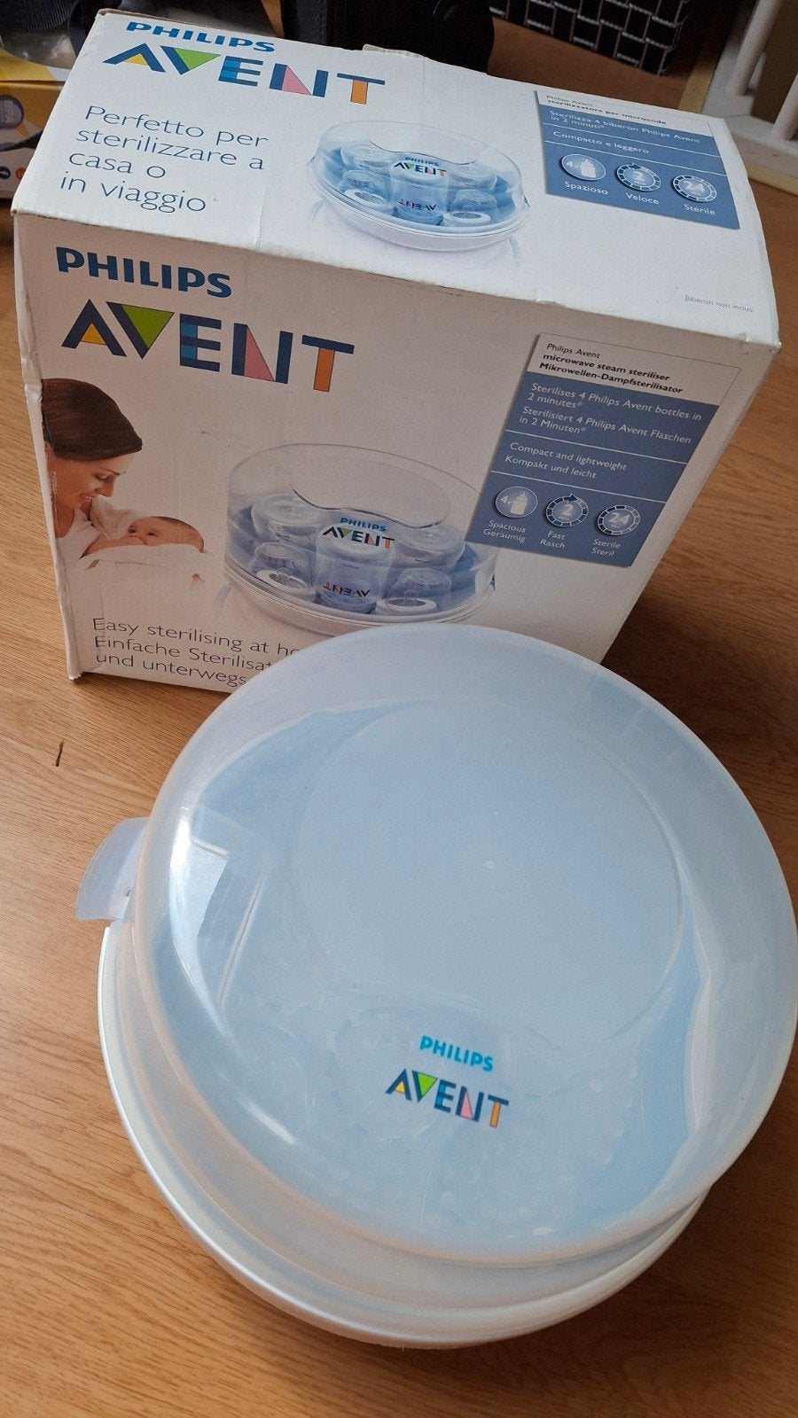 Philips Avent Magnetron Stoomsterilisator, Ophalen