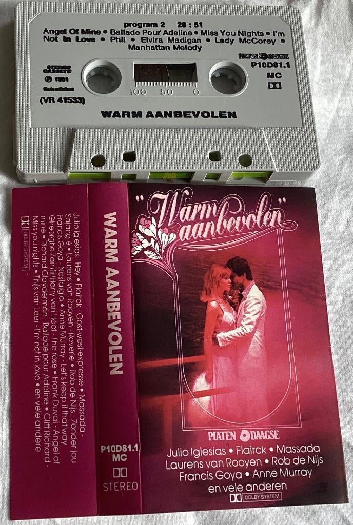 Warm Aanbevolen MC, Gebruikt, 1 bandje, Ophalen of Verzenden, Origineel