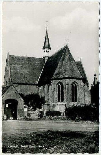 Chaam - NH Kerk (1965), Ophalen of Verzenden, 1960 tot 1980, Gelopen, Noord-Brabant