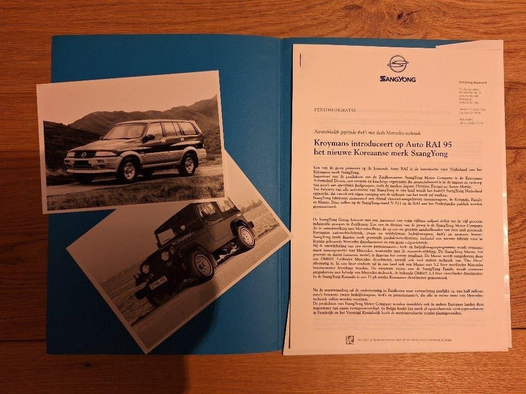 SsangYong Korando Musso 1984 Kroymans, Ophalen of Verzenden, Zo goed als nieuw, Overige merken