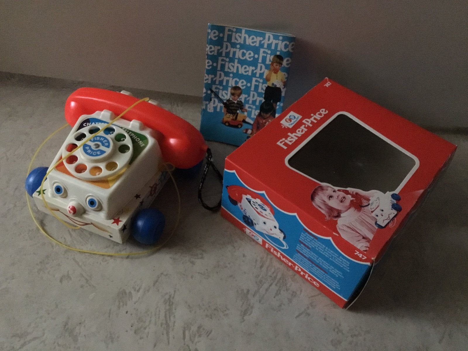 Fischer Price telefoon nr. 747, Kinderen en Baby's, Speelgoed | Fisher-Price, Ophalen of Verzenden, Zo goed als nieuw, Overige typen