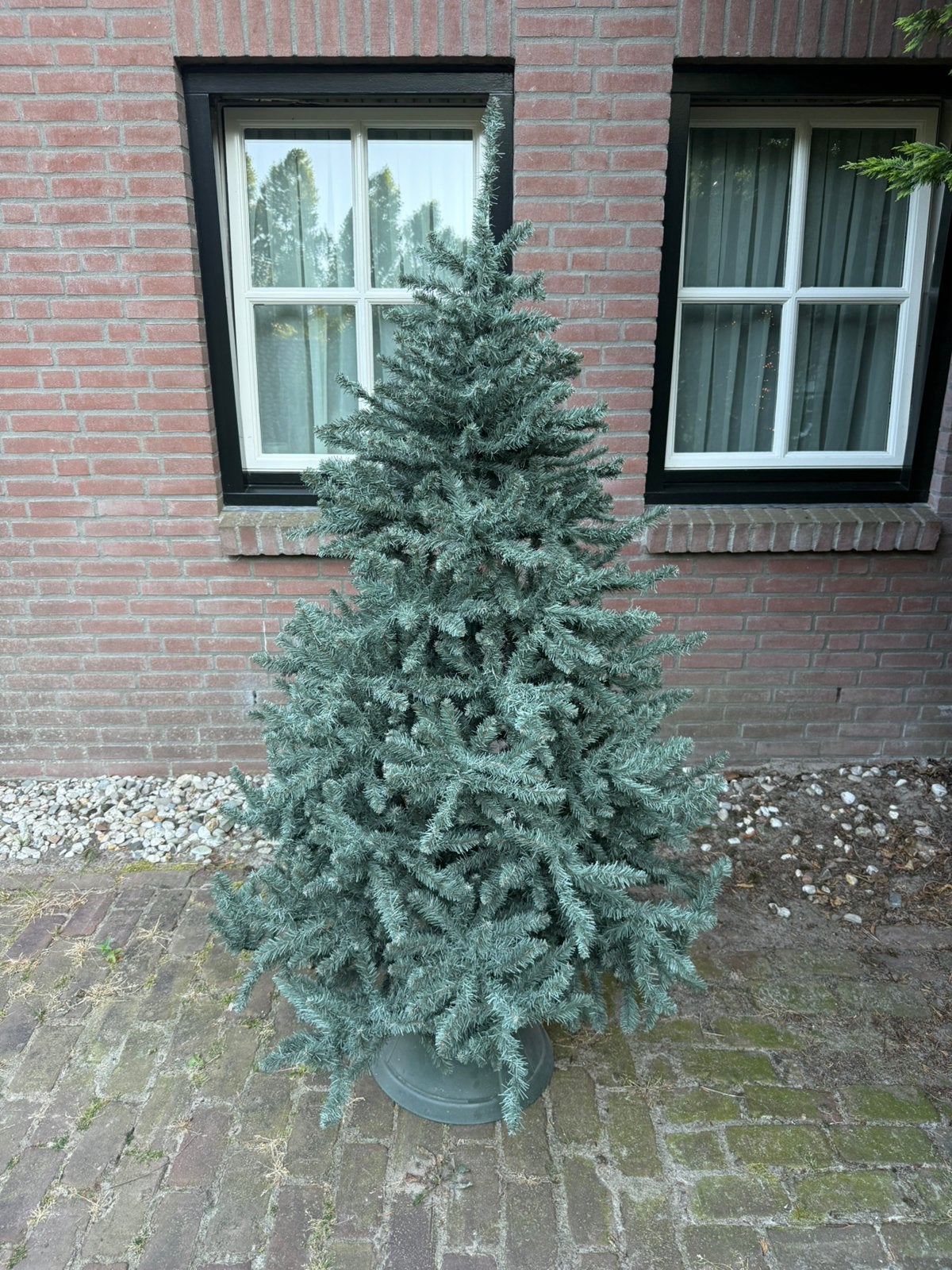 Kunst kerstboom 185cm, Tuin en Terras, Planten | Bomen, Ophalen, Volle zon, Overige soorten, 100 tot 250 cm