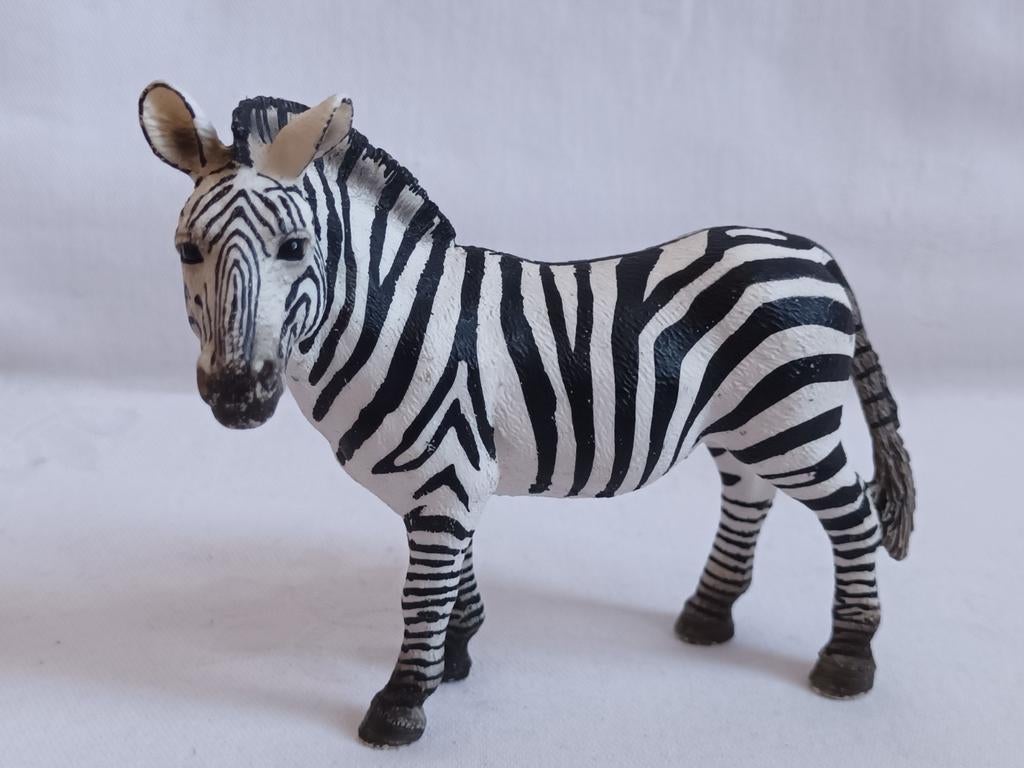 Schleich retired Wild Life Zebra 14392, Ophalen of Verzenden, Zo goed als nieuw, Beeldje of Figuurtje